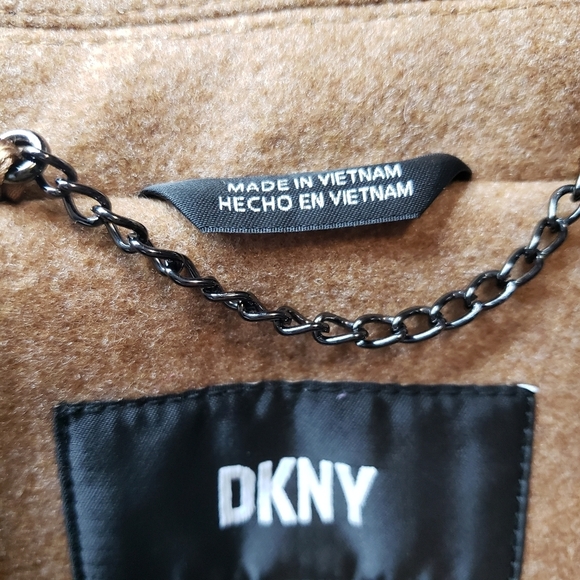 DKNY Womens Size Medium Double Breasted Trench Coat NWT - Picture 7 of 15